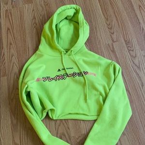 cropped PlayStation hoodie